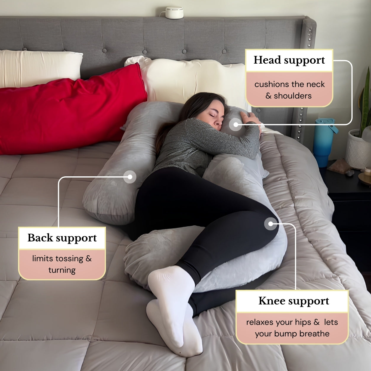 Nurtaura Snuggle Buddy — Cuddly, Cozy, Comfy Support