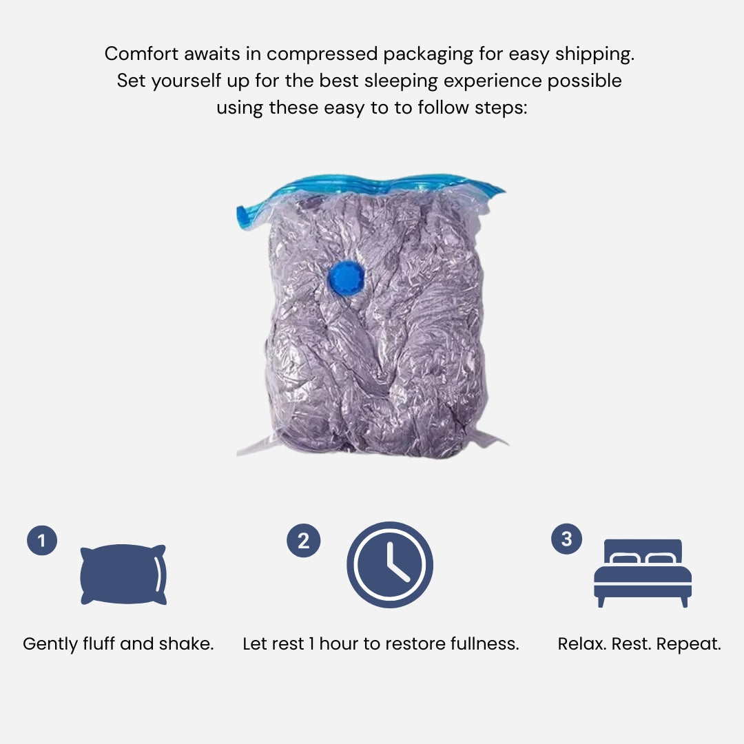 Nurtaura Serenity Pillow — Sleep Comfortably Through the Night