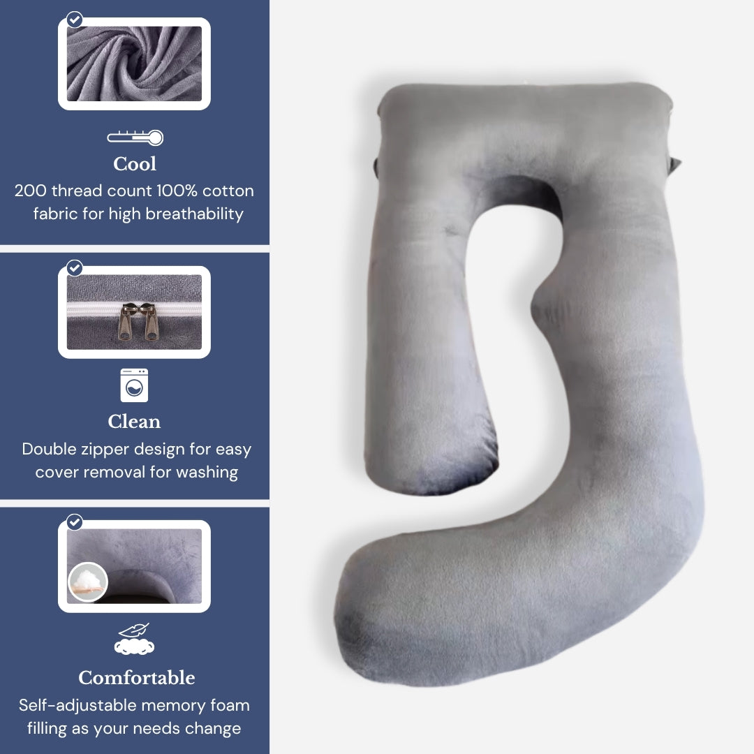 Nurtaura Serenity Pillow — Sleep Comfortably Through the Night