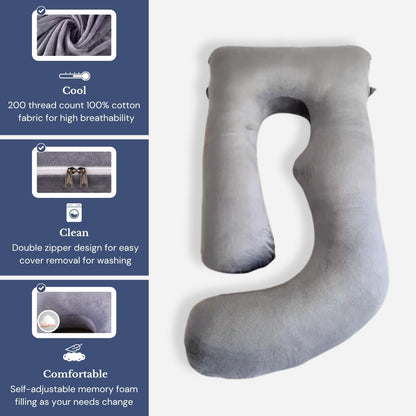 Nurtaura Serenity Pillow — Sleep Comfortably Through the Night